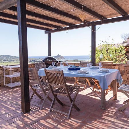 Residenza Del Barone Villa Zoe Chia - Vista Mare Exterior photo