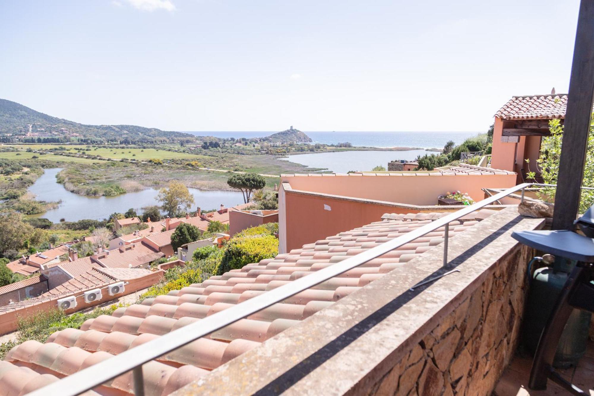 Residenza Del Barone Villa Zoe Chia - Vista Mare Exterior photo