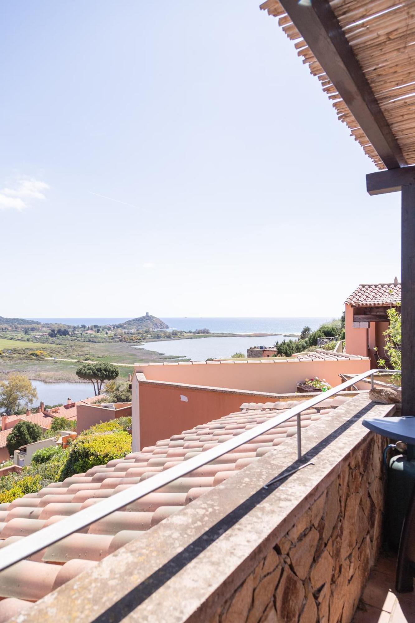 Residenza Del Barone Villa Zoe Chia - Vista Mare Exterior photo