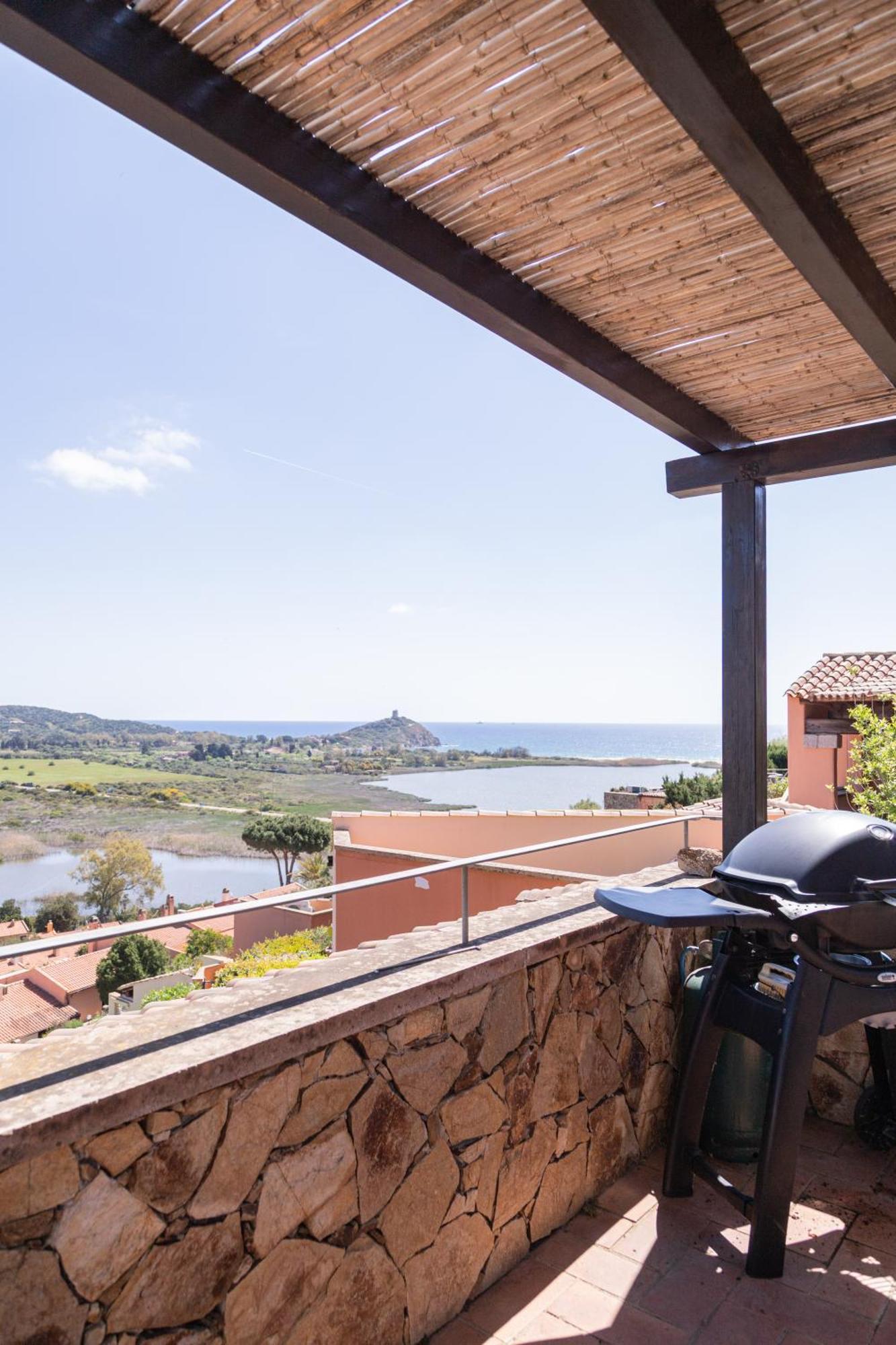 Residenza Del Barone Villa Zoe Chia - Vista Mare Exterior photo