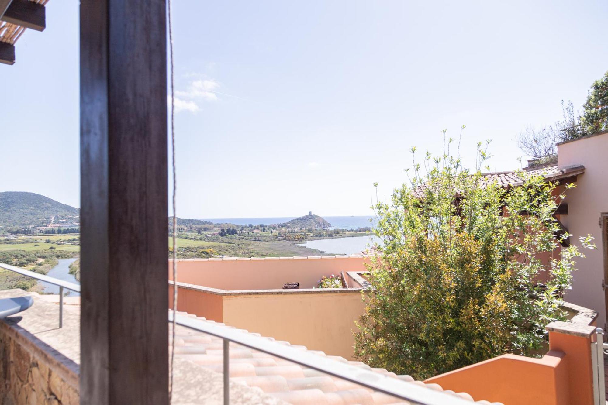 Residenza Del Barone Villa Zoe Chia - Vista Mare Exterior photo